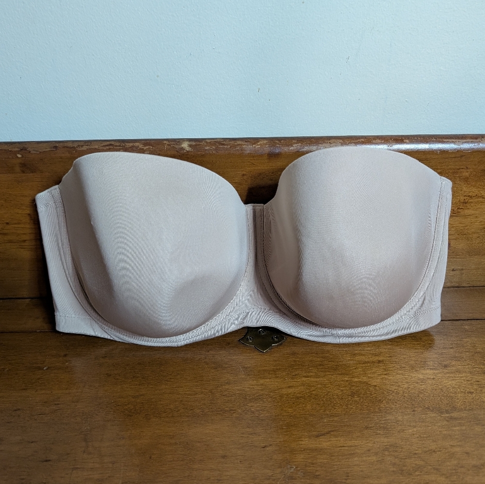 Modern Movement Women's Strapless Tan Beige 38G Bra